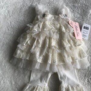 LITTLE Lass - NWT Laced 2 Piece beautiful  dress